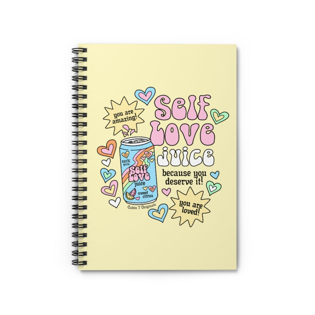 Self Love Juice Spiral Notebook
