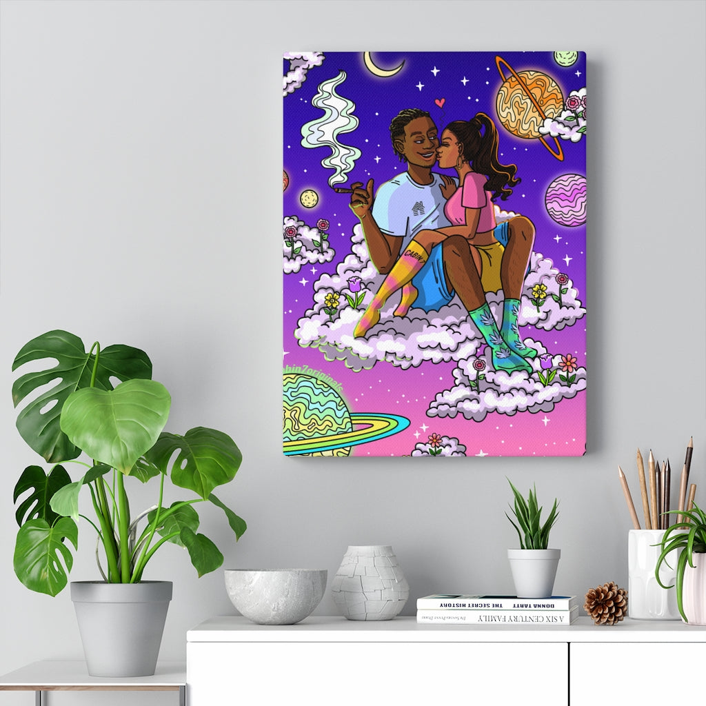 "In The Clouds" Canvas Print