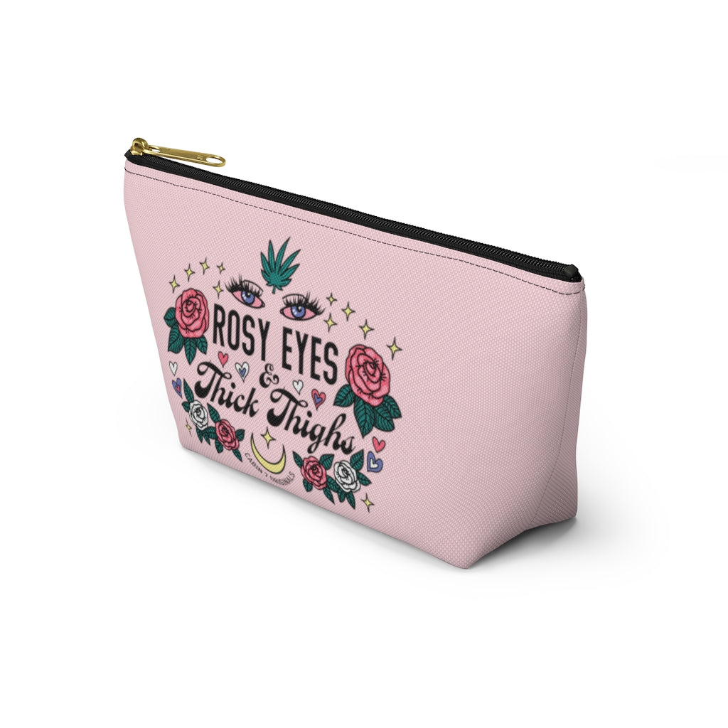 Rosy Eyes & Thick Thighs Zipper Pouch