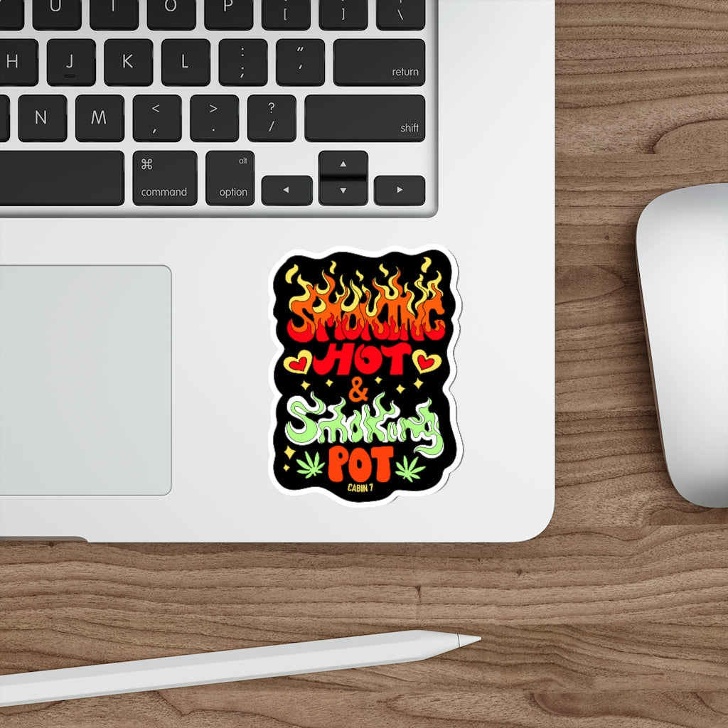 Smoking Hot Sticker