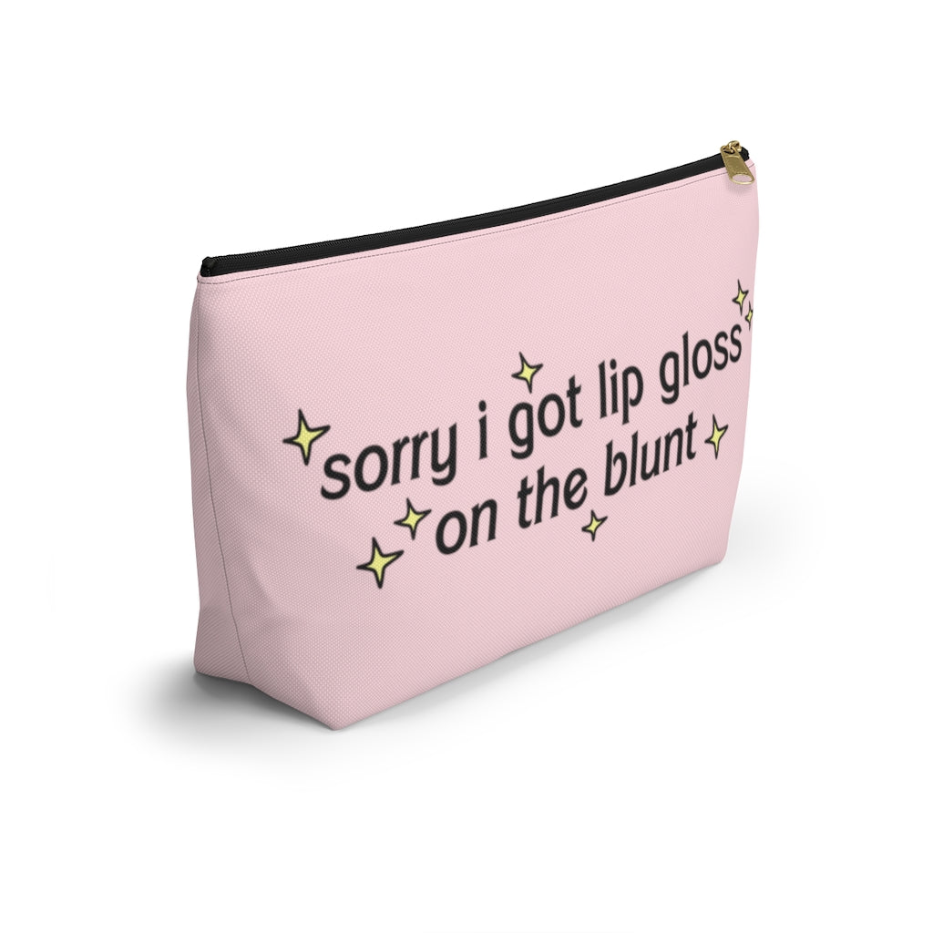 Lip Gloss On The Blunt Zipper Pouch