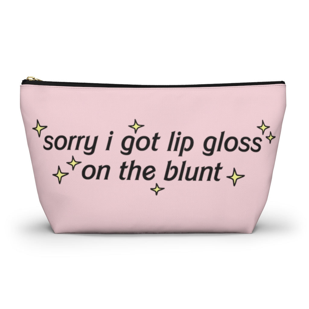 Lip Gloss On The Blunt Zipper Pouch