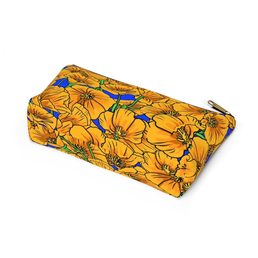 Golden Poppies Zipper Pouch