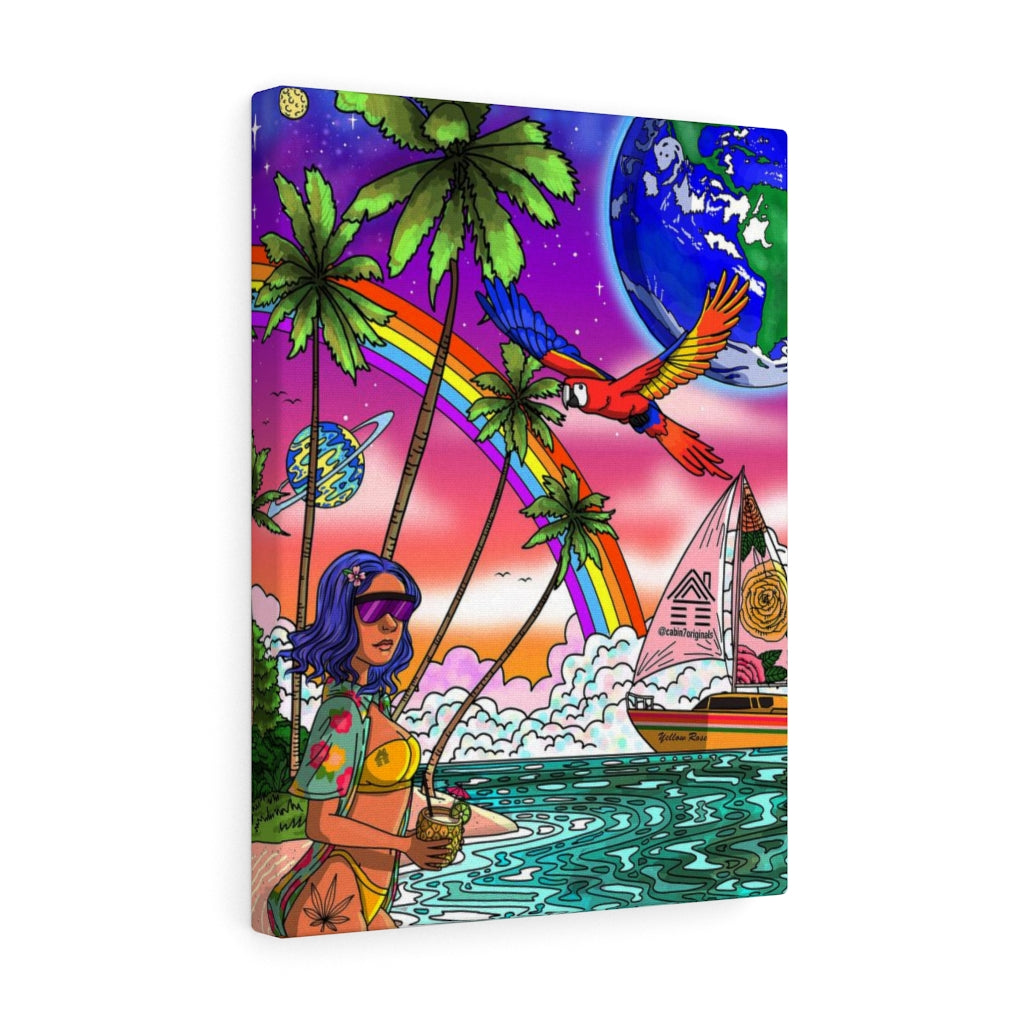 "Tropical Daydream" Canvas Print