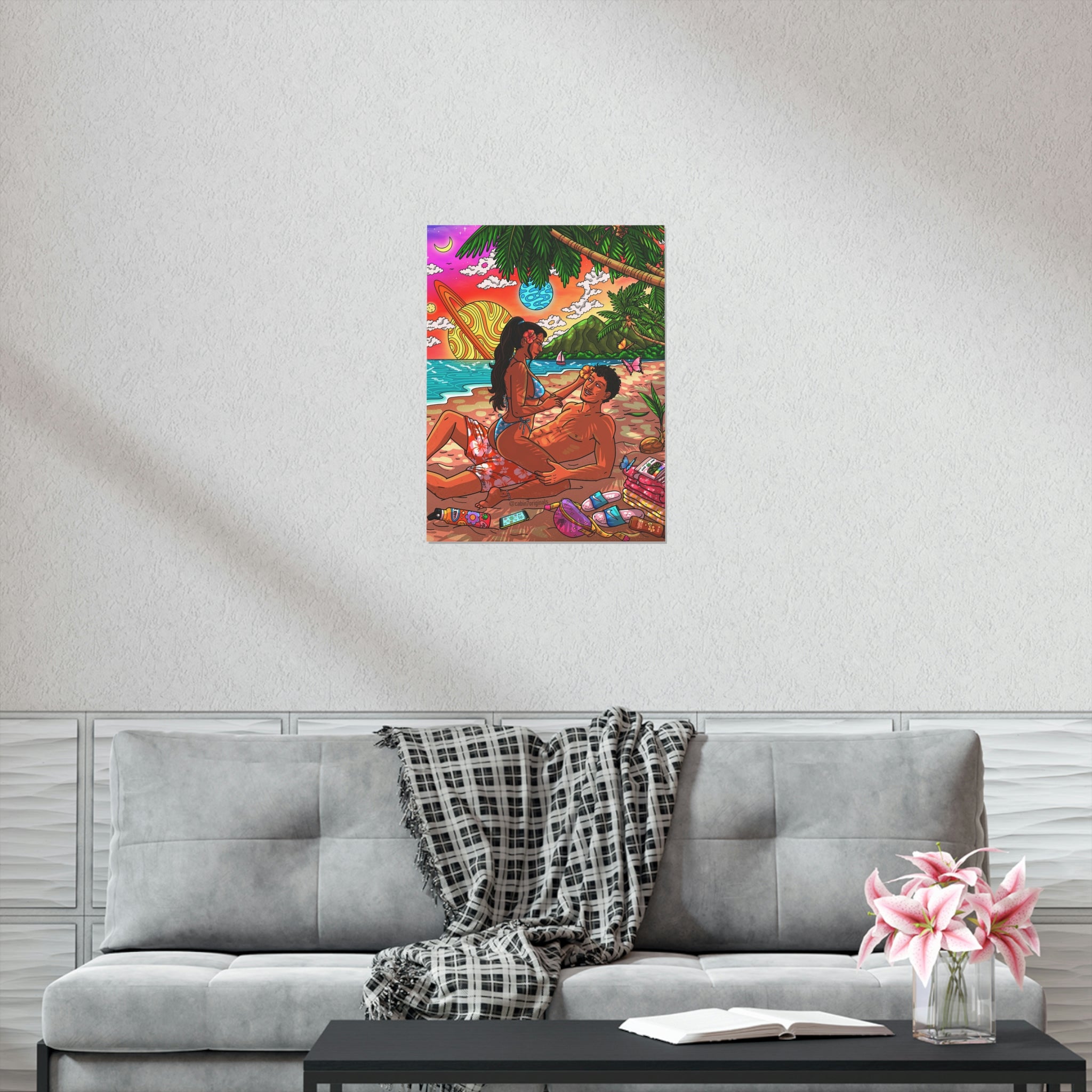 "Heatwaves" Poster Print