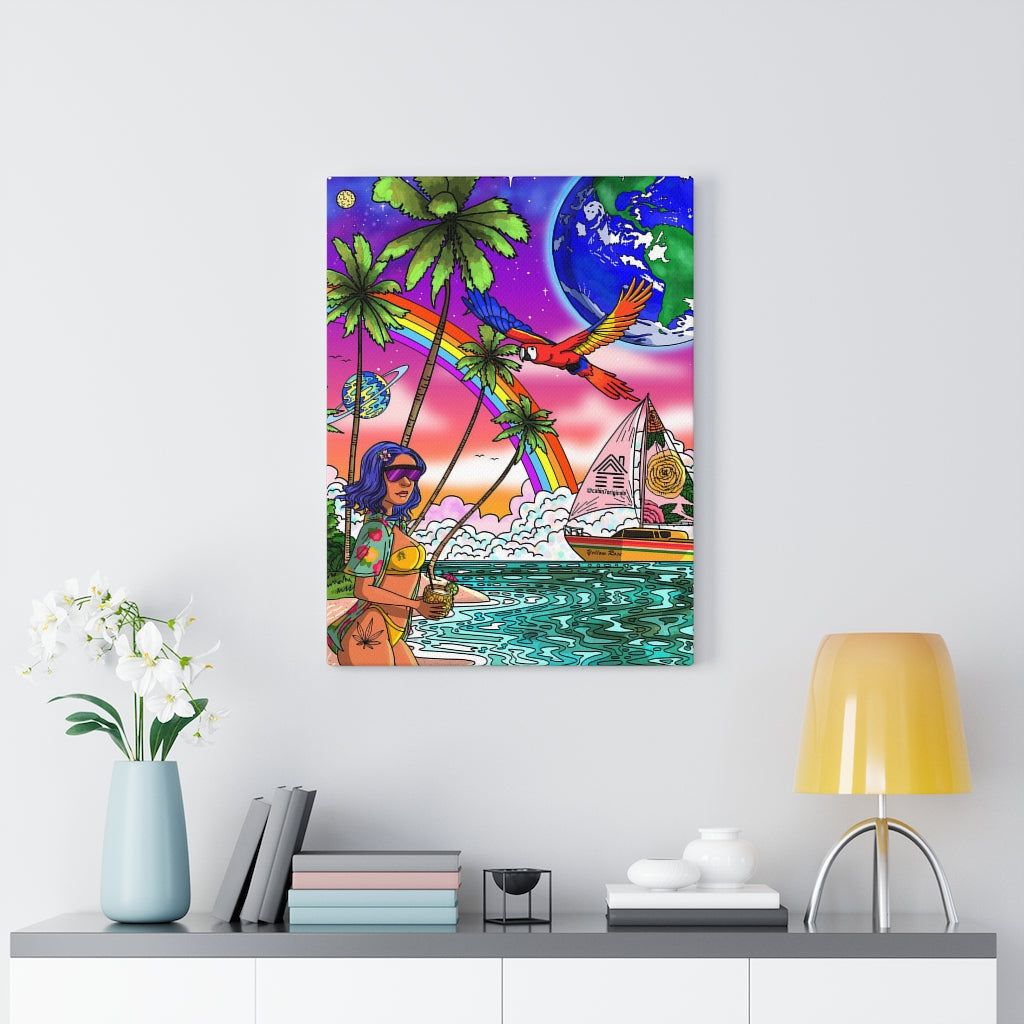 "Tropical Daydream" Canvas Print