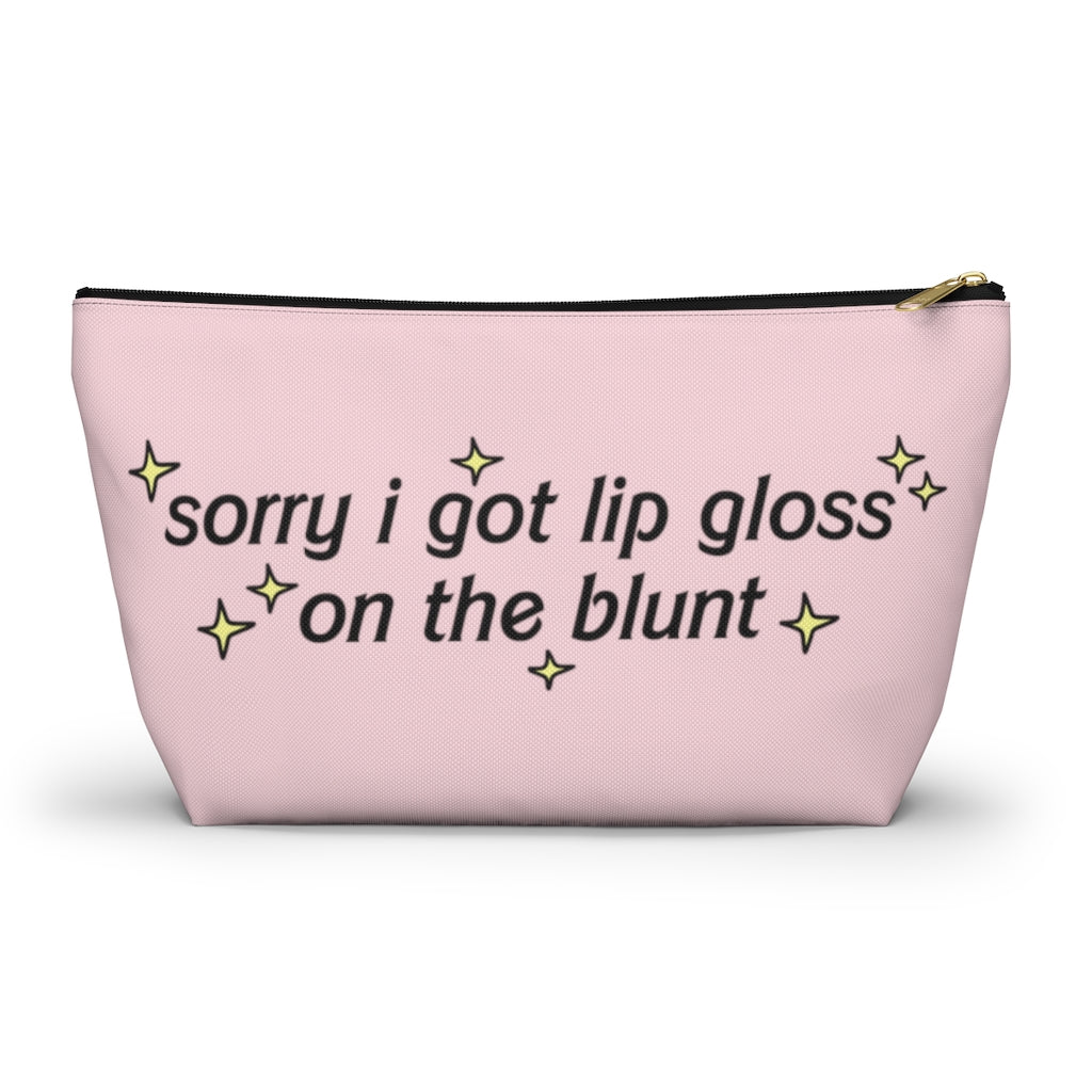 Lip Gloss On The Blunt Zipper Pouch
