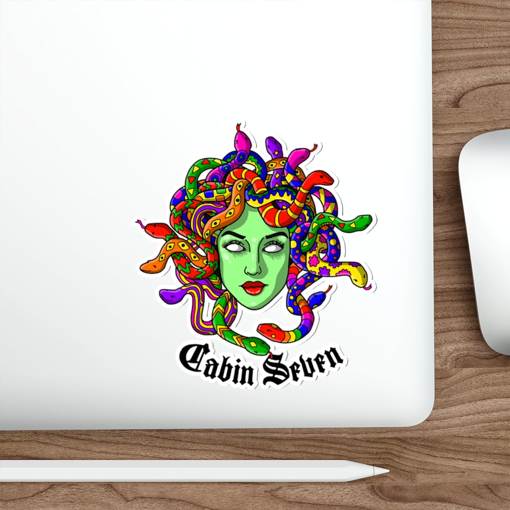 Psychedelic Medusa Sticker