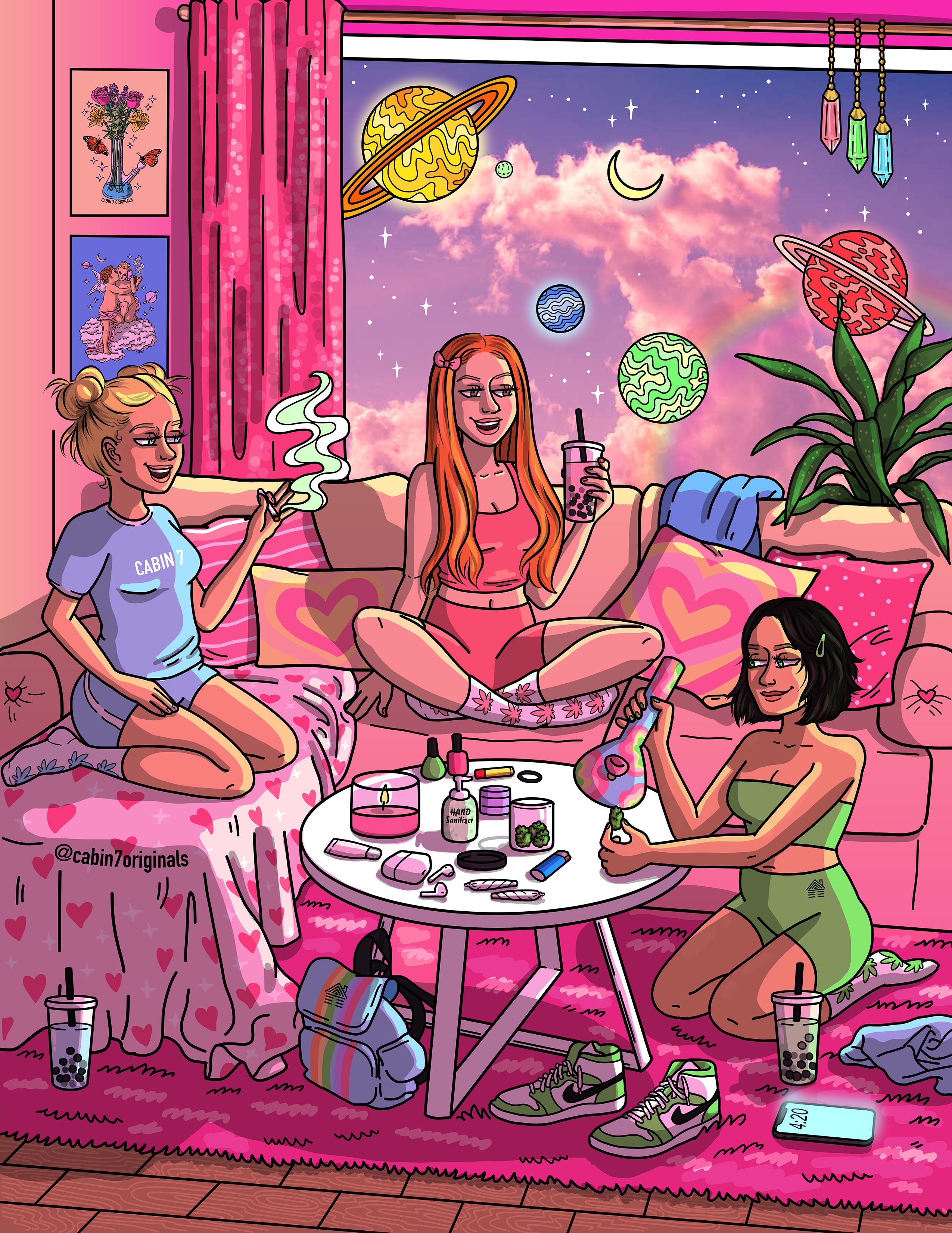 "Flowerpuff Girls" Poster Print