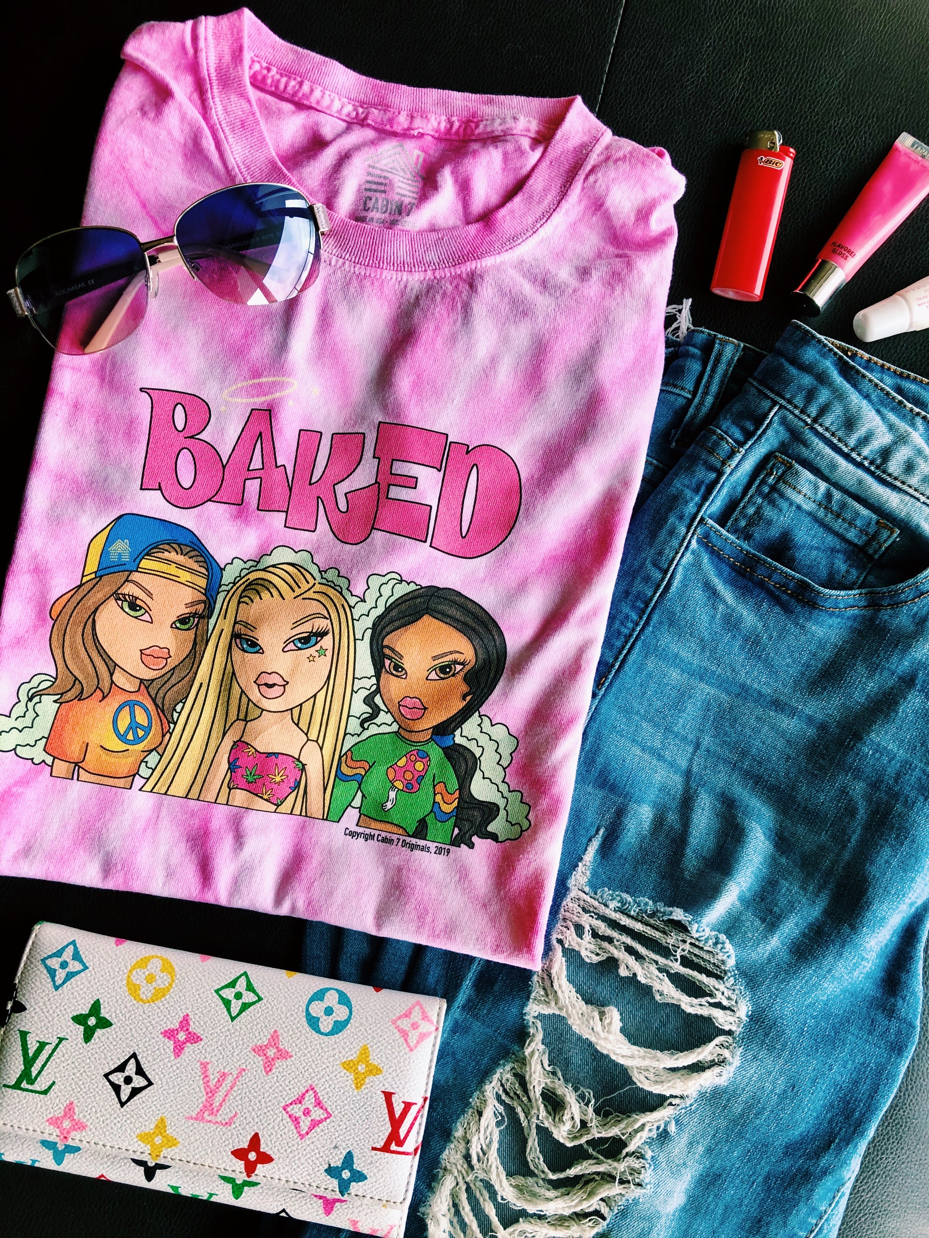 Baked Babes Tie Dye T-Shirt