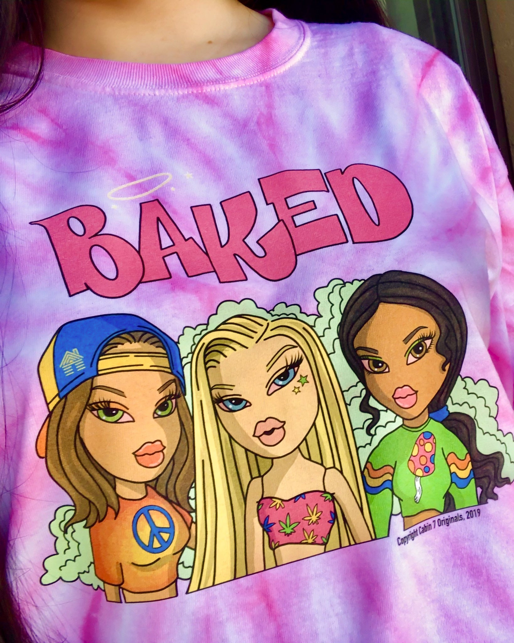 Baked Babes Tie Dye T-Shirt