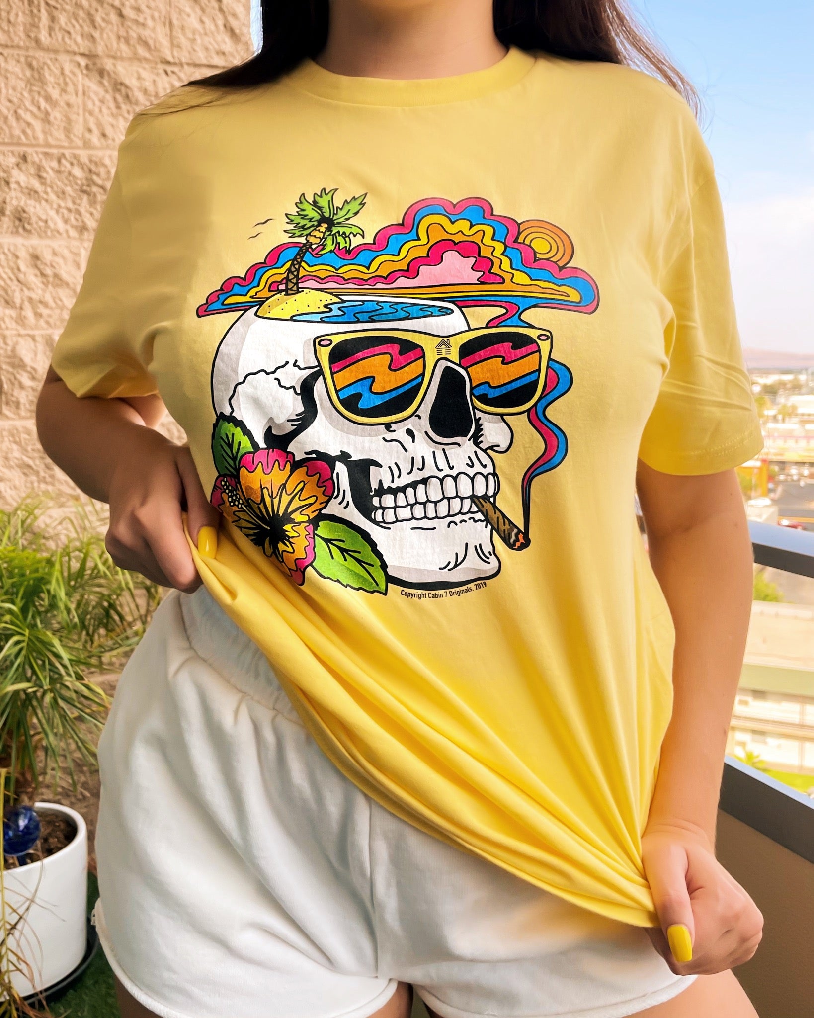 Summertime Skull T-Shirt