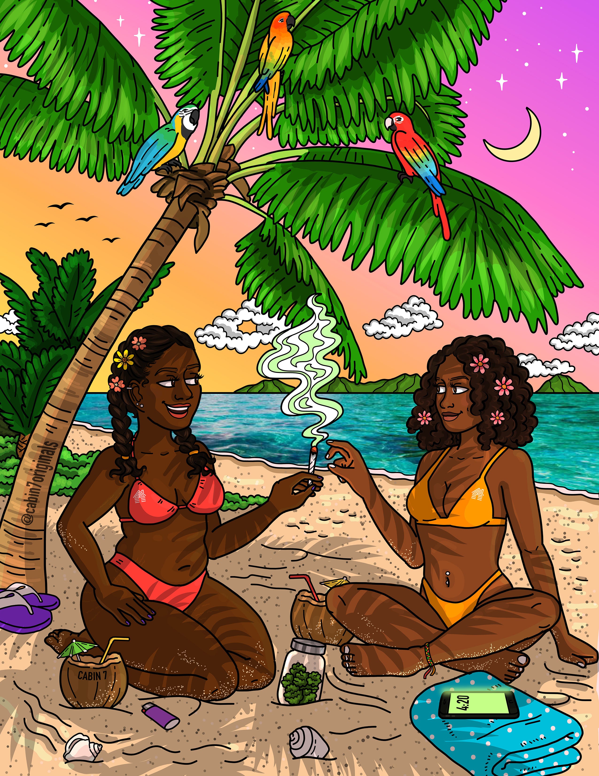 "Caribbean" Poster Print