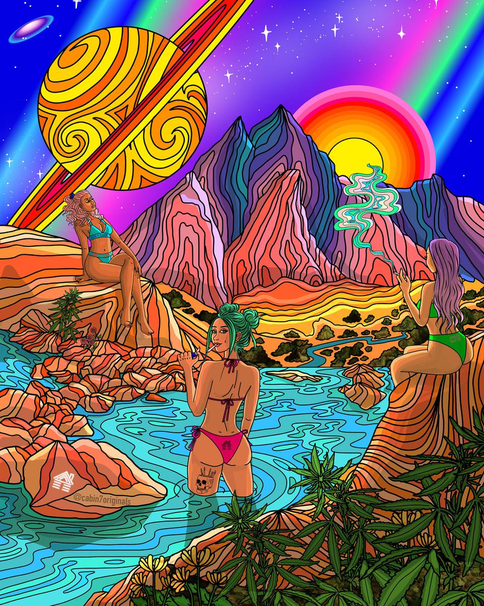 "Paradise Canyon" Poster Print