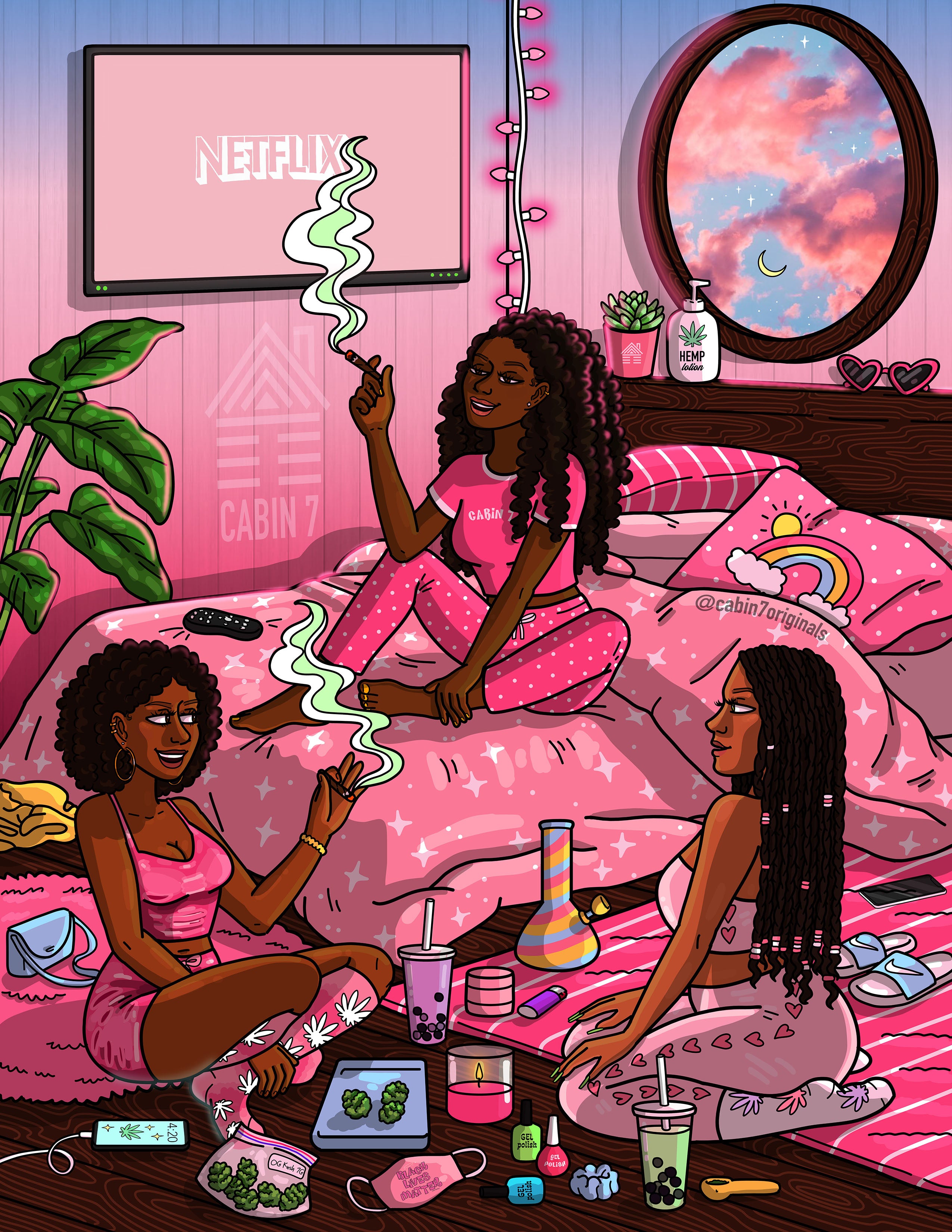 "Strawberry Candy" Poster Print